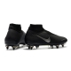 Nike Phantom VSN Elite DF SG-Pro Anti Clog Black Silver Football Boots