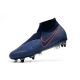 Nike Phantom VSN Elite DF SG-Pro Anti Clog Blue Saphir Red Football Boots