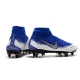 Nike Phantom VSN Elite DF SG-Pro Anti Clog Blue White Silver Football Boots