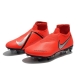 Nike Phantom VSN Elite DF SG-Pro Anti Clog Crimson Silver Football Boots
