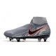 Nike Phantom VSN Elite DF SG-Pro Anti Clog Grey Silver Football Boots