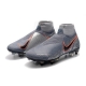 Nike Phantom VSN Elite DF SG-Pro Anti Clog Grey Silver Football Boots