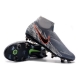 Nike Phantom VSN Elite DF SG-Pro Anti Clog Grey Silver Football Boots