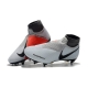 Nike Phantom VSN Elite DF SG-Pro Anti Clog Platinum Black Crimson Football Boots