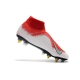 Nike Phantom VSN Elite DF SG-Pro Anti Clog Red White Silver Football Boots