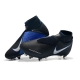Nike Phantom VSN Shadow Elite DF SG-Pro Anti Clog Black Silver Blue Football Boots