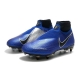 Nike Phantom Vision Elite DF SG-Pro AC Racer Blue Black Metallic Silver Football Boots