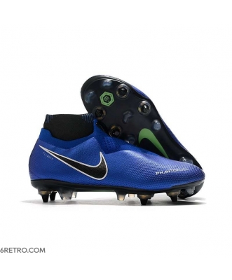 Nike Phantom Vision Elite DF SG-Pro AC Racer Blue Black Metallic Silver Football Boots