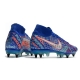 Nike Superfly Vii Elite Sancho Firm Ground Racer Blue White Aurora Green Black Football Boots