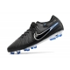 Nike Tiempo Legend 10 Elite Firm Ground Black Chrome Hyper Royal Football Boots