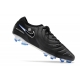 Nike Tiempo Legend 10 Elite Firm Ground Black Chrome Hyper Royal Football Boots