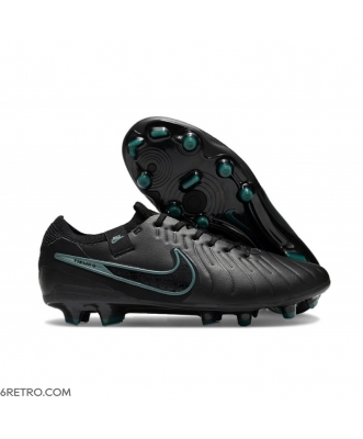 Nike Tiempo Legend 10 Elite Firm Ground Black Deep Jungle Football Boots