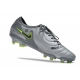 Nike Tiempo Legend 10 Elite Firm Ground Grey Black Green Football Boots