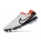Nike Tiempo Legend 10 Elite Firm Ground White Black Bright Crimson Football Boots