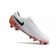 Nike Tiempo Legend 10 Elite Firm Ground White Black Orange Football Boots