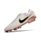 Nike Tiempo Legend 10 Elite Firm Ground White Gold Black Football Boots