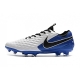 Nike Tiempo Legend 8 Elite Firm Ground ACC - White Black Royal Football Boots Nike Tiempo Legend 8 Elite Firm Ground ACC - White Black Royal Football Boots