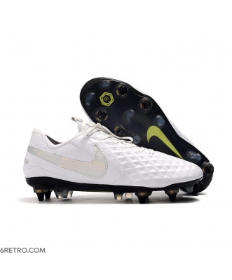 Nike Tiempo Legend 8 Elite SG-Pro AC White Pure Platinum Wolf Grey Football Boots