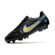 Nike Tiempo Legend 9 Elite Firm Ground Black Gold Blue Football Boots