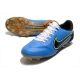 Nike Tiempo Legend 9 Elite Firm Ground Blue Black Yellow Football Boots