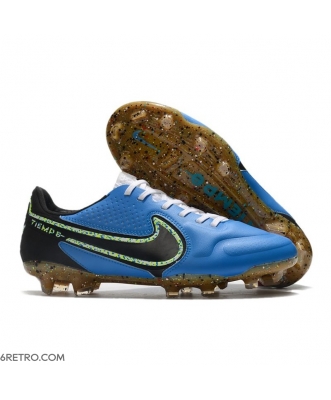 Nike Tiempo Legend 9 Elite Firm Ground Blue Black Yellow Football Boots