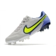 Nike Tiempo Legend 9 Elite Firm Ground Grey Fog Volt Sapphire Football Boots