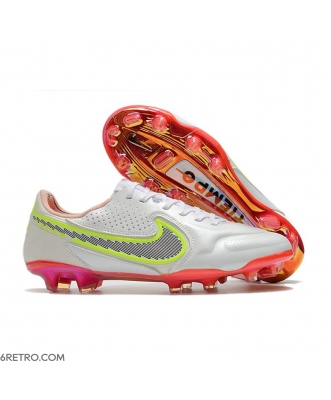Nike Tiempo Legend 9 Elite Firm Ground Motivation - White Red Yellow Football Boots