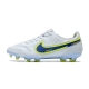 Nike Tiempo Legend 9 Elite Firm Ground Recharge - White Blue Yellow Football Boots