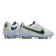 Nike Tiempo Legend 9 Elite Firm Ground Recharge - White Blue Yellow Football Boots