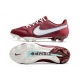Nike Tiempo Legend 9 Elite Firm Ground Team Red White Mystic Hibiscus Football Boots