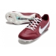 Nike Tiempo Legend 9 Elite Firm Ground Team Red White Mystic Hibiscus Football Boots