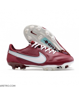 Nike Tiempo Legend 9 Elite Firm Ground Team Red White Mystic Hibiscus Football Boots
