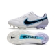Nike Tiempo Legend 9 Elite Firm Ground White Black Blue Football Boots