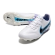 Nike Tiempo Legend 9 Elite Firm Ground White Black Blue Football Boots