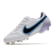 Nike Tiempo Legend 9 Elite Firm Ground White Black Blue Football Boots