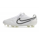 Nike Tiempo Legend 9 Elite Firm Ground White Black Football Boots