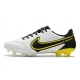 Nike Tiempo Legend 9 Elite Firm Ground White Black Yellow Football Boots