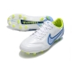 Nike Tiempo Legend 9 Elite Firm Ground White Blue Football Boots