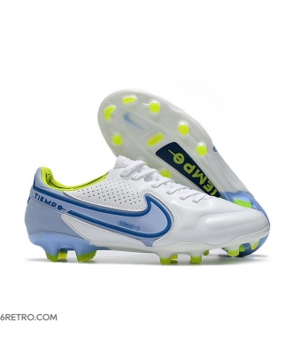 Nike Tiempo Legend 9 Elite Firm Ground White Blue Football Boots