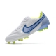 Nike Tiempo Legend 9 Elite Firm Ground White Blue Football Boots