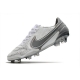 Nike Tiempo Legend 9 Elite Firm Ground White Gray Football Boots