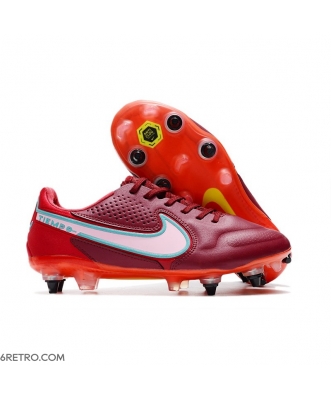 Nike Tiempo Legend 9 Elite SG-Pro AC Team Red White Mystic Hibiscus Football Boots