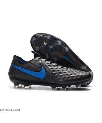 Nike Tiempo Legend VIII Elite Firm Ground Black Blue Hero Football Boots