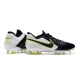 Nike Tiempo Legend VIII Elite Firm Ground Black White Green Football Boots