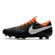 Nike Tiempo Legend VIII Elite Firm Ground Black White Orange Football Boots