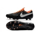Nike Tiempo Legend VIII Elite Firm Ground Black White Orange Football Boots