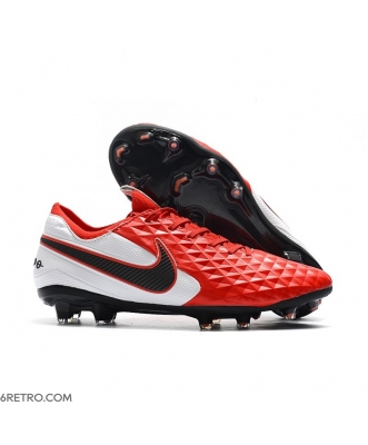 Nike Tiempo Legend VIII Elite Firm Ground Red White Black Football Boots