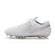 Nike Tiempo Legend VIII Elite Firm Ground White Chrome Silver Football Boots