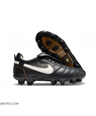 Nike Tiempo Legend X Elite Firm Ground R10 Black White Football Boots