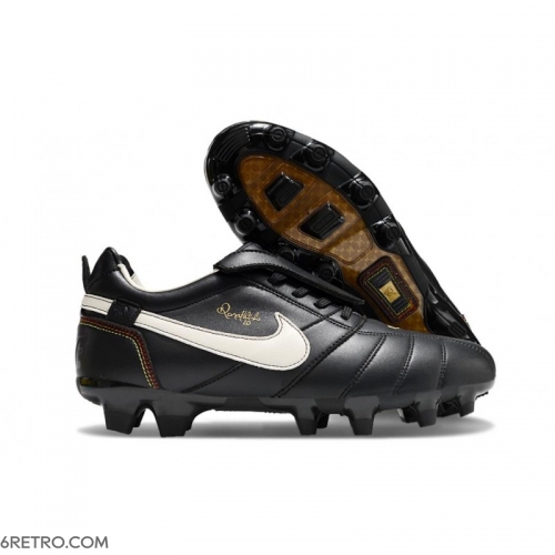 Nike Tiempo Legend X Elite Firm Ground R10 Black White Football Boots Nike Tiempo Legend X Elite Firm Ground R10 Black White Football Boots